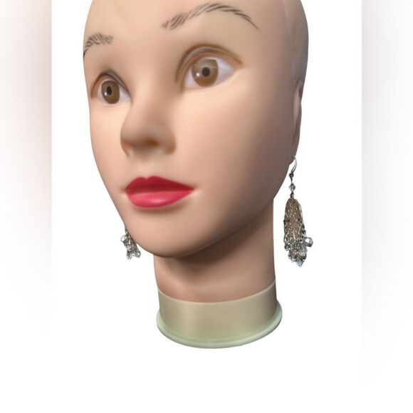 Stunning sliver Chandelier Dangle Earrings - Picture 2 of 4